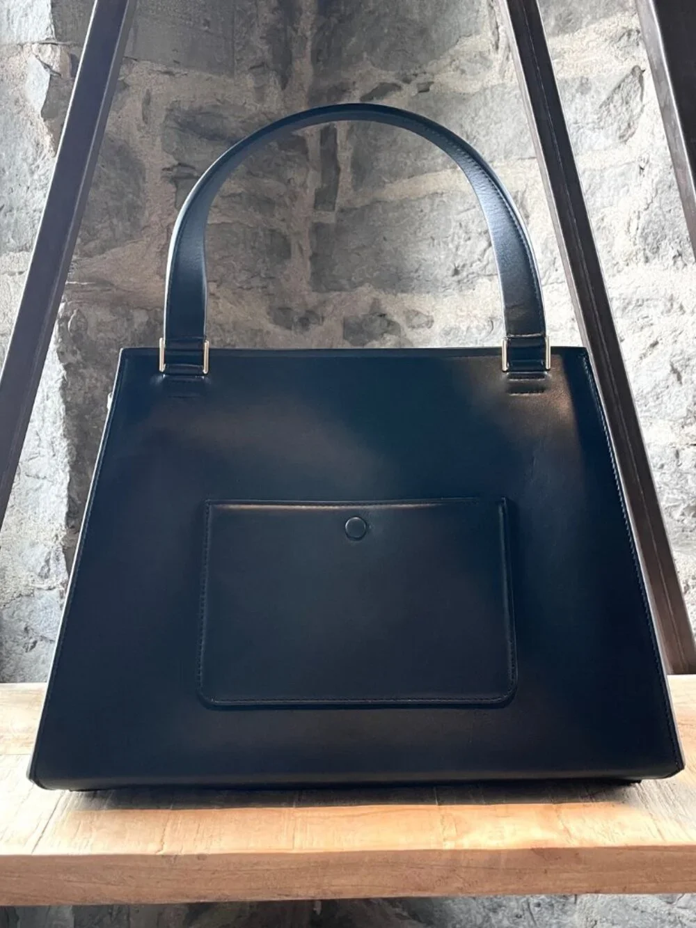 Céline Black Python Medium Edge Bag - Picture 5 of 11